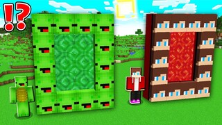 WHAT Mikey and JJ will FIND in their PORTALS  - Minecraft (Maizen)
