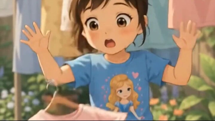 👕☀️ Arka Mau Bantu Mama Jemur Baju… Tapi Bajunya Malah Jatuh! 😱