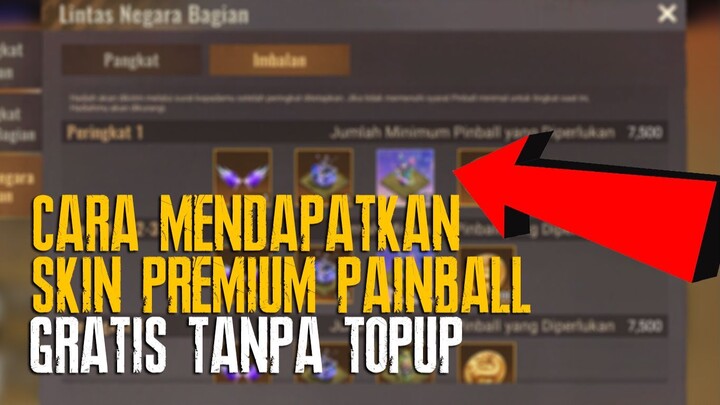 CARA MENDAPATKAN SKIN PREMIUM PAINBALL GRATIS TANPA TOPUP STATE OF SURVIVAL