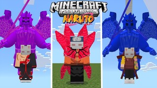 Naging si NARUTO ako sa Minecraft PE | Ako na ang HOKAGE ng Konoha!