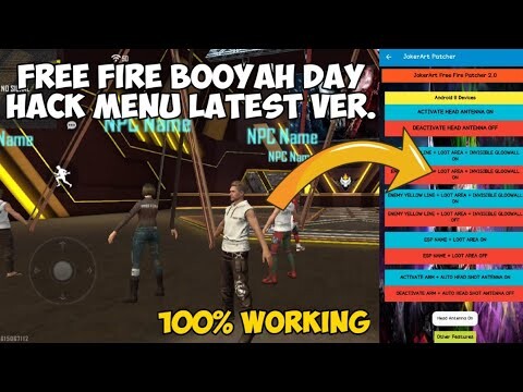 FREE FIRE BOOYAH DAY HACK MENU LATEST VERSION | 100% WORKING | GARENA