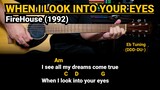 When I Look Into Your Eyes - FireHouse (1992) Easy Guitar Chords Tutorial with Lyrics
