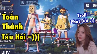 PUBG Mobile _ Trà Trộn CĐ - Gặp Team Tấu Hài Nhưng Khi Bật Mode Try Hard Thì Kinh Khủng 😆