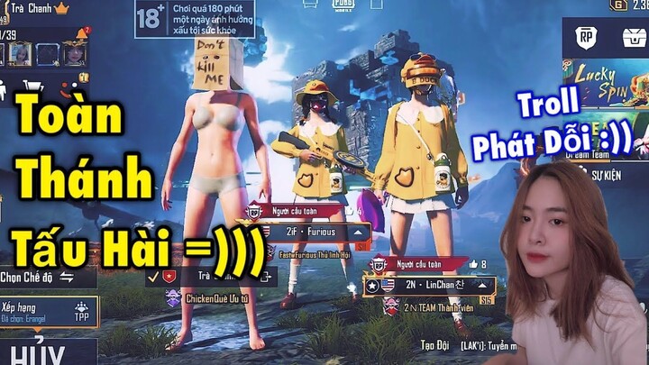 PUBG Mobile _ Trà Trộn CĐ - Bị Gái Xinh Khinh Thường Bắt Cả Team Đi Loot Dạo ...và Cái Kết..
