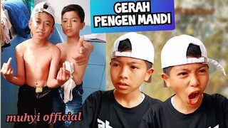 MANDI aja | ALI & REYHAN muhyi official, komedi indonesia