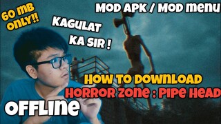 HORROR ZONE : PIPE HEAD |How to download Pipe Head | Mod menu ( Tutorial + Gameplay ) BrenanVlogs