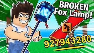 THIS FOX LAMP UPGRADE IS INSANELY BROKEN! Roblox Blox Fruits