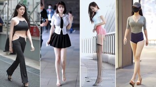 chinese hot girl street fashion