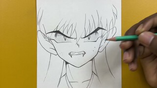 How to draw anime vampire | Easy to draw