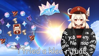 I Tried a Klee Ritual (Genshin Impact)