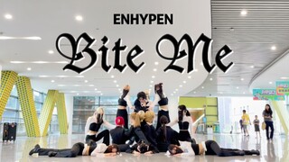 千禧年的吸血鬼公爵现身随唱谁跳Bite Me路演【ENHYPEN】