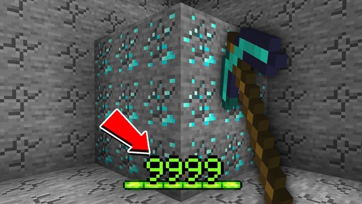 When the MC level determines the "mining range," does digging through the world actually reach the u