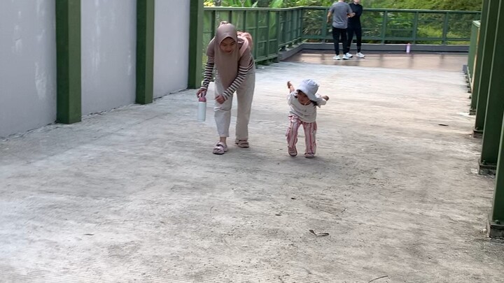 Lombar lari bareng mamah