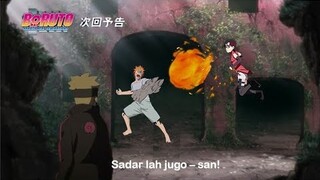 Boruto Episode 100 - Sarada mencoba menyadarkan Jugo yang sedang mengamuk" Spoiler