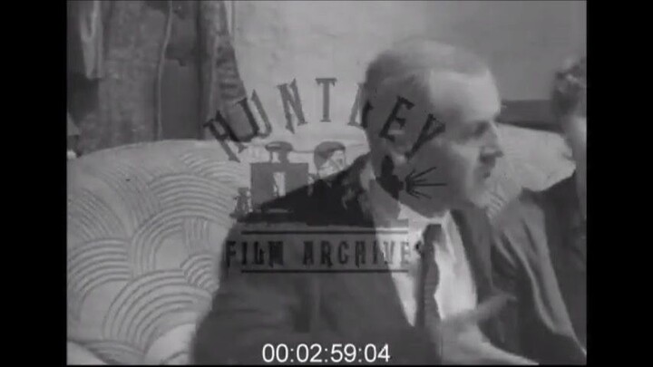 Relaxing at Cambridge University 1940s Archive Film 1093525