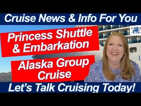 CRUISE NEWS! Princess Transfer SeaTac to Pier 91 Discovery Princess Embarkation Day Alaska July 2024