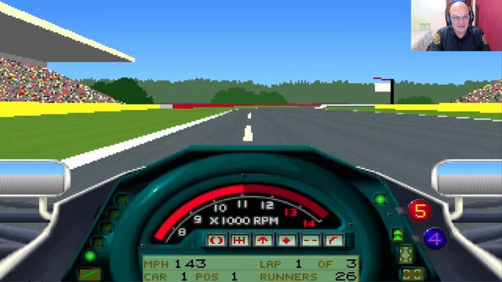 Gameplay Grand Prix 1 in Windows 98 SE