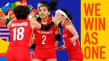 PHILIPPINES VS INDONESIA | 30TH SEA GAMES | WE WIN AS ONE | VOLLEYBALL | SET 3