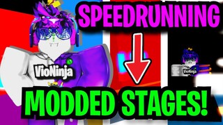 Speed Running Modded Stages in Tower of Hell l Roblox l