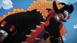 OnePiece - Bepo transform into sulong vs blackbeard pirates