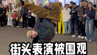 炸街表演 被群众围观啦 这也太嗨了吧