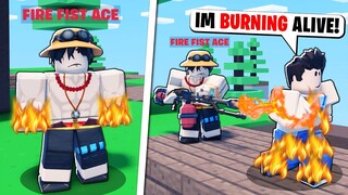 I BECAME FIRE FIST ACE IN Roblox Bedwars!