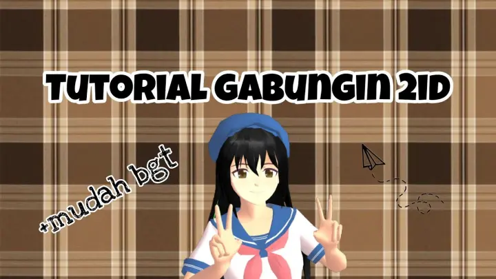 "Tutorial gabungin 2id!!"[gampang cuy]#milkshakechoco||Sakura school Simulator||