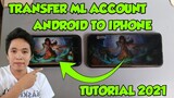 HOW TO TRANSFER ML ACCOUNT FROM ANDROID TO IPHONE | TUTORIAL 2021