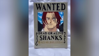 Wanted Shanks commission 🏴‍☠️💰 Updates on insta, link in bio  onepiece onepieceshanks shanks shanks