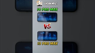 Genshin Impact Speed Test (iPhone 14 Pro Max vs 13 Pro Max) #shorts