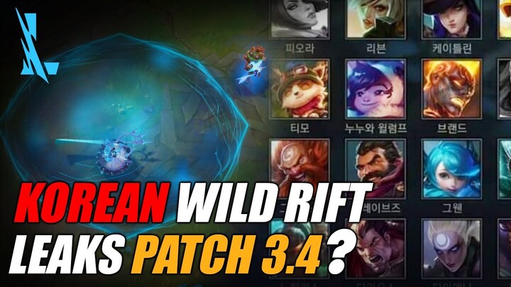 Wild Rift Korean Leak Patch 3.4?