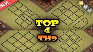 NEW TH9 WAR BASE | ANTI GOWIPE + REPLAY PROOF + LINK | NEW TOP 4 TH9 WB | CLASH OF CLANS