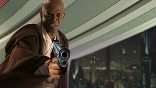 Mace Windu: To kill the Emperor, you don't need a gunfight, you need a gun!