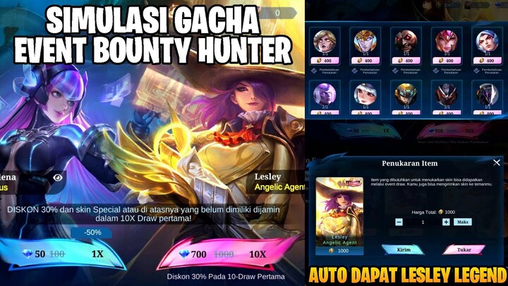 PANEN SKIN EPIC LIMITED BEBAS PILIH DI EVENT BOUNTY HUNTER 2024 - SKIN LEGEND LESLEY DIBAWAH 5K DM