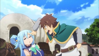 aqua menggunakan blessing pun kalah dengan kazuma🗿