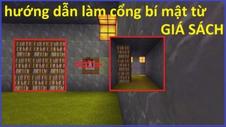 MINIWORLD#35: HƯỚNG DẪN LÀM CÁNH CỬA BÍ MẬT TỪ GIÁ SÁCH.