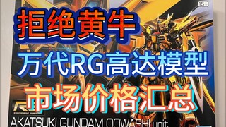 ⚡️拒绝高追！高达模型正常的市场价格汇总⚡️RG篇2025.1