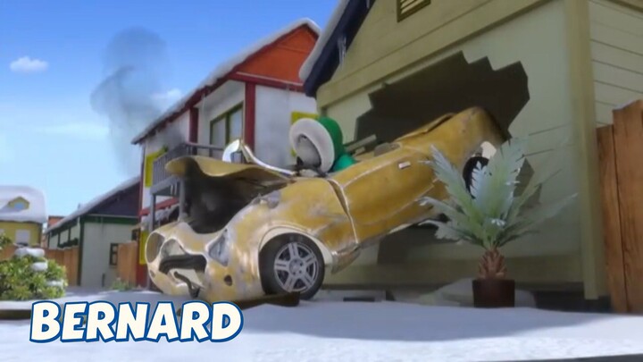 BERNARD BEAR || WINTER DAY PARKING - CARTOON CHILDREN