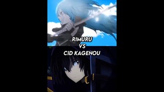 Rimuru Tempest vs Cid Kagenou (Writing) - The Eminence in Shadow