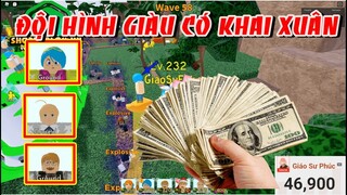 Đội Hình 6 Farm Kiếm Lộc Khai Xuân Cùng GIÁO SƯ | ALL STAR TOWER DEFENSE