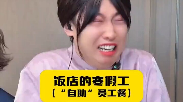 Nhân viên kỳ nghỉ đông ở nhà hàng: “Tự phục vụ” suất ăn nhân viên