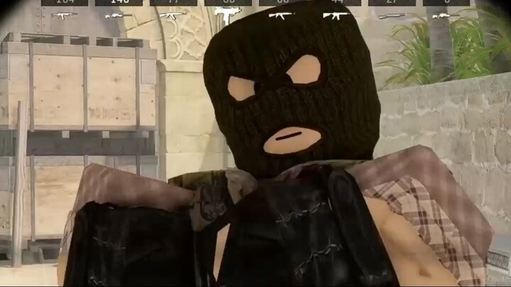 Sniping on the Roblox CS2 #cs2 #roblox