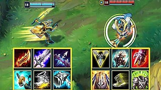 [LOL]Master Yi Vs Jax Full Build Fights