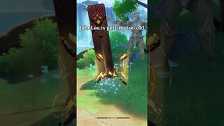 SMASH ASAP!!! Zhongli's pillar BACKFIRES 🔥🔙 #shorts #genshinimpact #zhongli