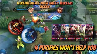 GUINEVERE NEW BUILD 2022 | DO YOU DARE TO USE THIS ITEM | TOP GLOBAL GUINEVERE | MOBILE LEGENDS