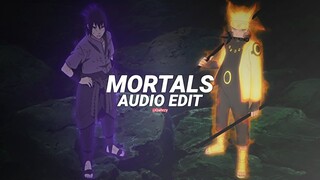 mortals - warriyo ft. lauren brehm [edit audio]