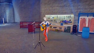 Ultraman Zero celebrated his birthday but no one wished him well, so he had to sing happy birthday t