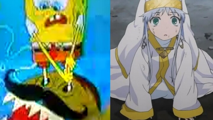 Taiwanese SpongeBob removes the shot of the studded shoes stomping on the eye socket—Even Indictix i