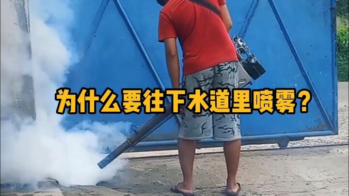 Why spray sewers? #Science #Unzip #Pest Control #Thermal Mist Machine