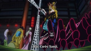 Sanji bị Black Maria bón hành